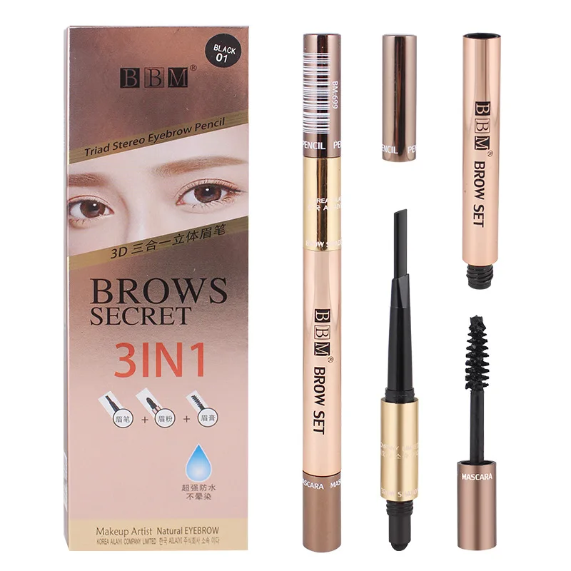Eyebrow Pencil 3 in 1 Auto Rotate Waterproof Eye Makeup Eyebrow powder and Brush Tint No Tone Long Lasting Eyebrow Tattoo Pen
Eyebrow Pencil 3 in 1 Auto Rotate Waterproof Eye Makeup Eyebrow powder and Brush Tint No Tone Long Lasting Eyebrow Tattoo Pen