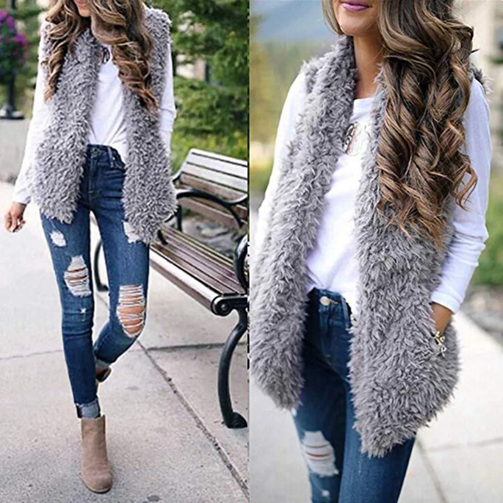 Winter Warm Faux Fur For Women Fashion Slim Fur Vest Female Light Long Coat Abrigo Mujer Furry Vest Fake Fur Comfort Bontjas
Winter Warm Faux Fur For Women Fashion Slim Fur Vest Female Light Long Coat Abrigo Mujer Furry Vest Fake Fur Comfort Bontjas