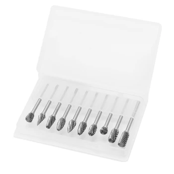 10Pcs 1/8" 6mm Tungsten Carbide Cutter Rotary Burr Set CNC Engraving Bit Tool
10Pcs 1/8" 6mm Tungsten Carbide Cutter Rotary Burr Set CNC Engraving Bit Tool