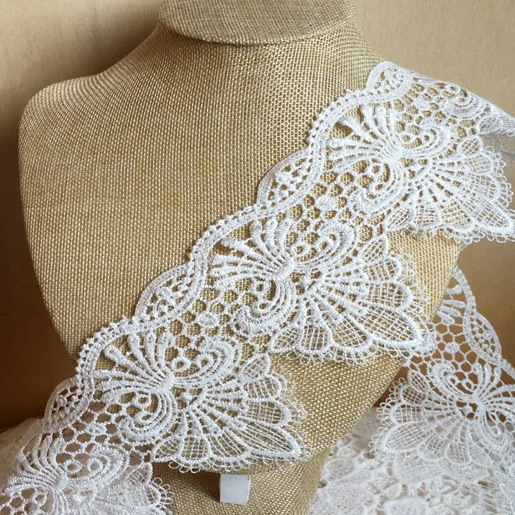 5Yards 10CM Lace Trim Lace Applique White Polyester for Clothes Home Textiles Apparel Sewing Lace Fabric
5Yards 10CM Lace Trim Lace Applique White Polyester for Clothes Home Textiles Apparel Sewing Lace Fabric