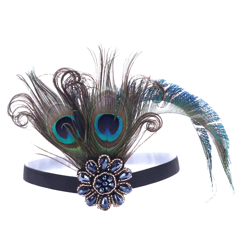 Peacock Hair Accessories Feather Tiara Pearl Beaded Sequin Headband 1920s Vintage Gatsby Party Headpiece Women Hair Jewelry
Peacock Hair Accessories Feather Tiara Pearl Beaded Sequin Headband 1920s Vintage Gatsby Party Headpiece Women Hair Jewelry