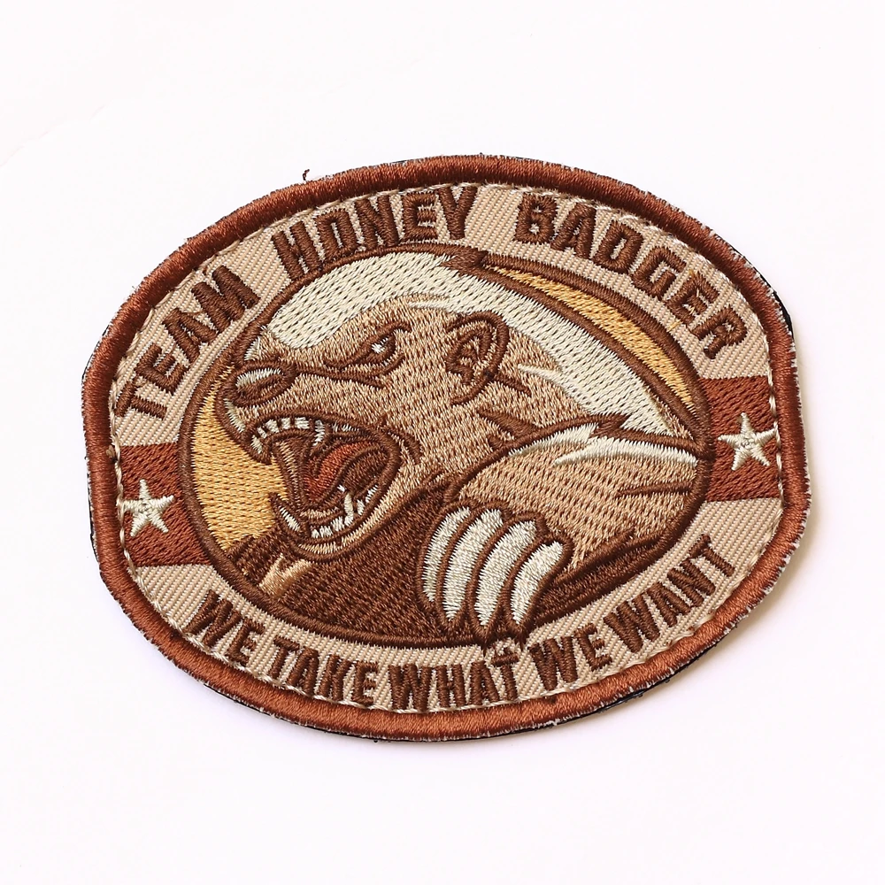 badge army military badge Embroider Patch "TEAM HONEY BADGEAR" Armlet/Badge/Shoulder Patch
badge army military badge Embroider Patch "TEAM HONEY BADGEAR" Armlet/Badge/Shoulder Patch