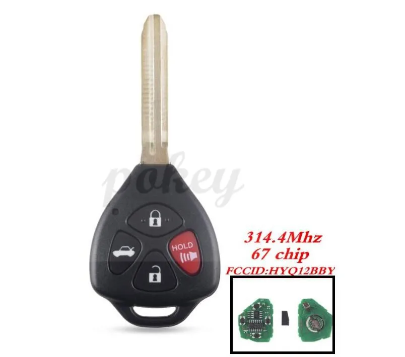 4 Buttons For Toyota Rav4 Yaris Venza Scion 2006 2007 2008 2009 2010 HYQ12BBY 4D67 Chip Complete Remote Key
4 Buttons For Toyota Rav4 Yaris Venza Scion 2006 2007 2008 2009 2010 HYQ12BBY 4D67 Chip Complete Remote Key