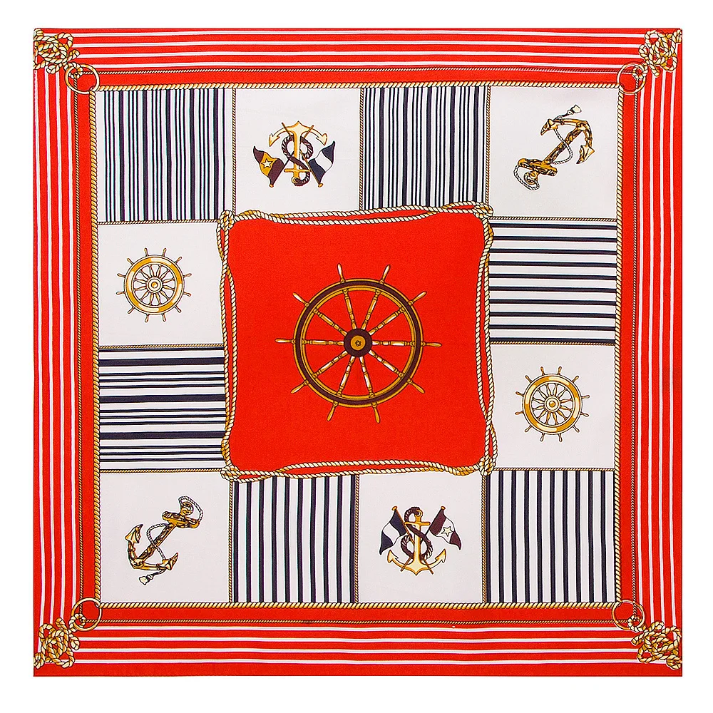 60cm fashion 100% twill silk black stripe nautical hook small square scarf for women children neckerchief bufandas marca a073
60cm fashion 100% twill silk black stripe nautical hook small square scarf for women children neckerchief bufandas marca a073
