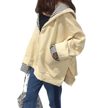 Autumn Harajuku Oversized Hooded Sweatshirts Women Chic Patchwork Drop Shoulder Batwing Sleeve Fake Two Piece Streetwear Hoodies
Autumn Harajuku Oversized Hooded Sweatshirts Women Chic Patchwork Drop Shoulder Batwing Sleeve Fake Two Piece Streetwear Hoodies