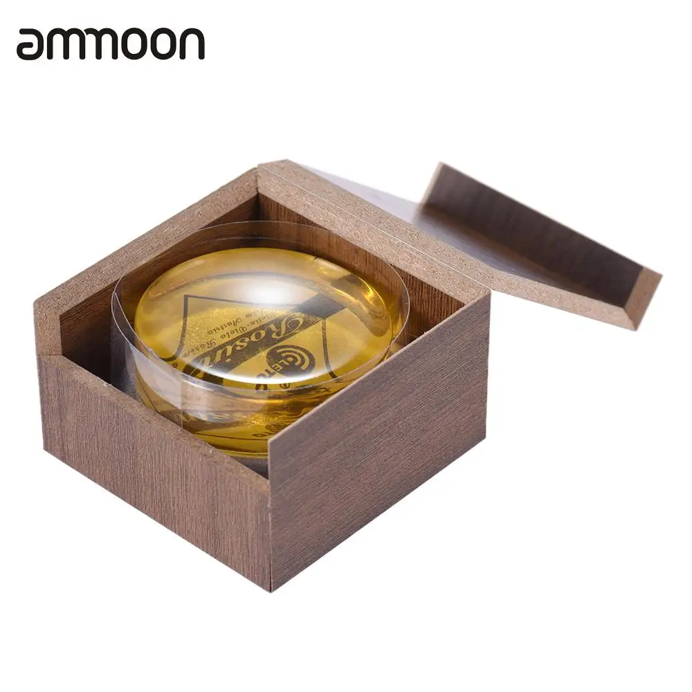 High-Class Transparent Yellow Rosin Resin Colophony Low Dust Handmade Rounded with Box for Violin Viola Cello Bowed String
High-Class Transparent Yellow Rosin Resin Colophony Low Dust Handmade Rounded with Box for Violin Viola Cello Bowed String