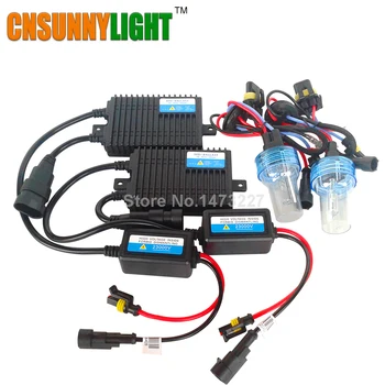 CNSUNNYLIGHT Xenon Hid Conversion kit 55W H1 H3 H7 H8 H11 9005 9006 HB3 HB4 880 Lamp w/ Silm Ballast Blocks for Car Headlight
CNSUNNYLIGHT Xenon Hid Conversion kit 55W H1 H3 H7 H8 H11 9005 9006 HB3 HB4 880 Lamp w/ Silm Ballast Blocks for Car Headlight