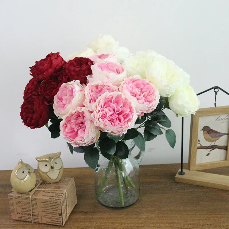 Flone 7 Heads Artificial Peony Flower Simulation Peony Flowers Silk Flower Bouquets Fake Peony Wedding Party Home Decor Art
Flone 7 Heads Artificial Peony Flower Simulation Peony Flowers Silk Flower Bouquets Fake Peony Wedding Party Home Decor Art