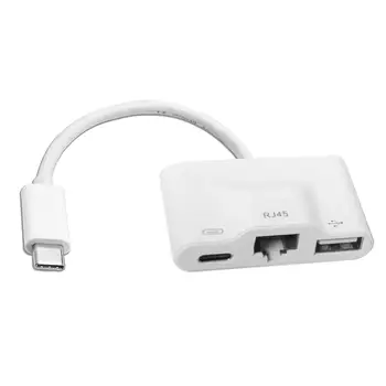 Type-C USB-C to Ethernet 100Mbps & USB2.0 Female & PD Power Multiport Adapter Docking
Type-C USB-C to Ethernet 100Mbps & USB2.0 Female & PD Power Multiport Adapter Docking