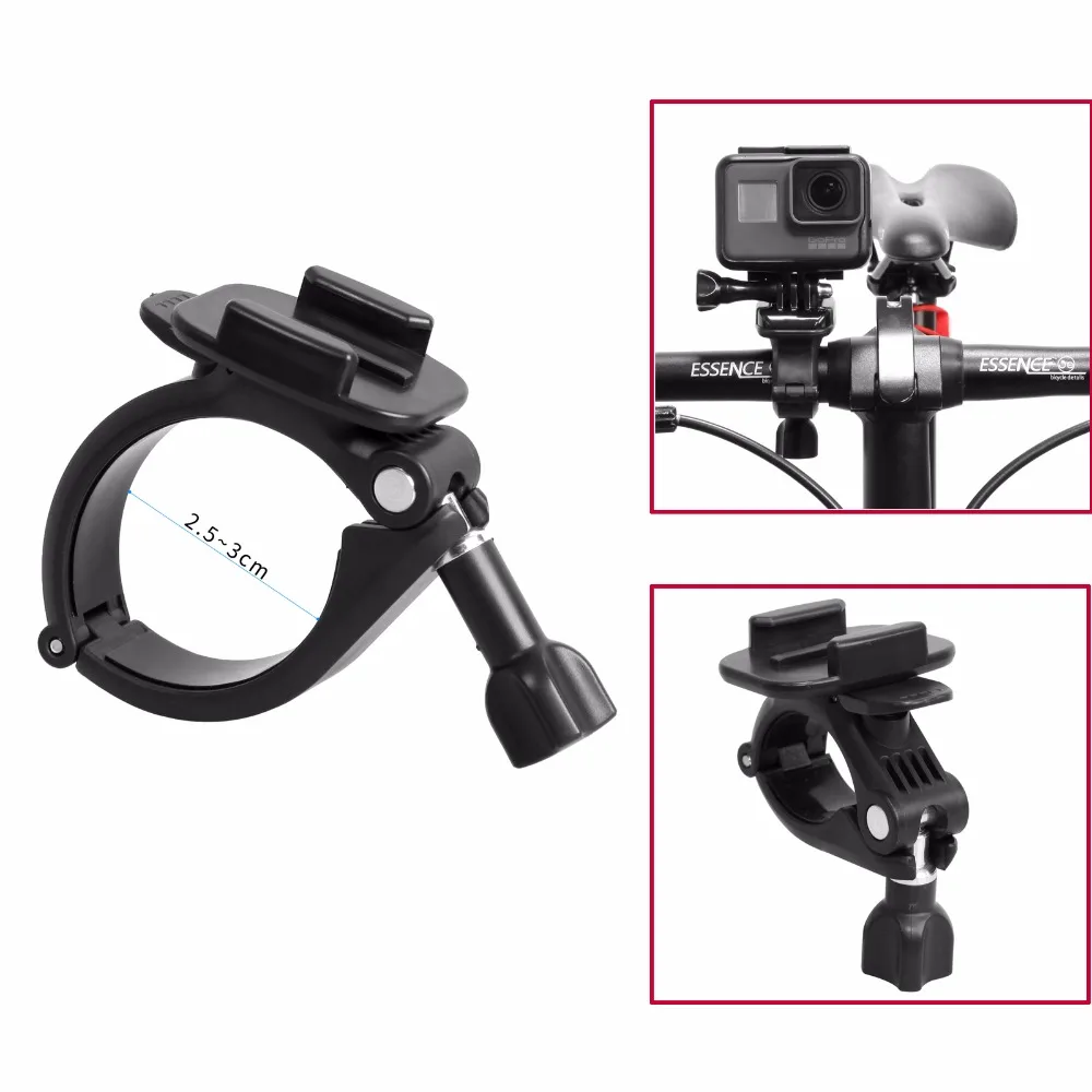 360 degrees Aluminum Bicycle Mount Holder Rotatable Bike Bicycle Handlebar Mount Holder Adapter Clip For Gopro/Xiaoyi/SJCAM
360 degrees Aluminum Bicycle Mount Holder Rotatable Bike Bicycle Handlebar Mount Holder Adapter Clip For Gopro/Xiaoyi/SJCAM
