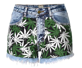 2018 Summer Women High Waist Elastic Shorts Plus Size Patched Snowflake Denim Shorts Denim Pockets Washed Jeans Shorts
2018 Summer Women High Waist Elastic Shorts Plus Size Patched Snowflake Denim Shorts Denim Pockets Washed Jeans Shorts
