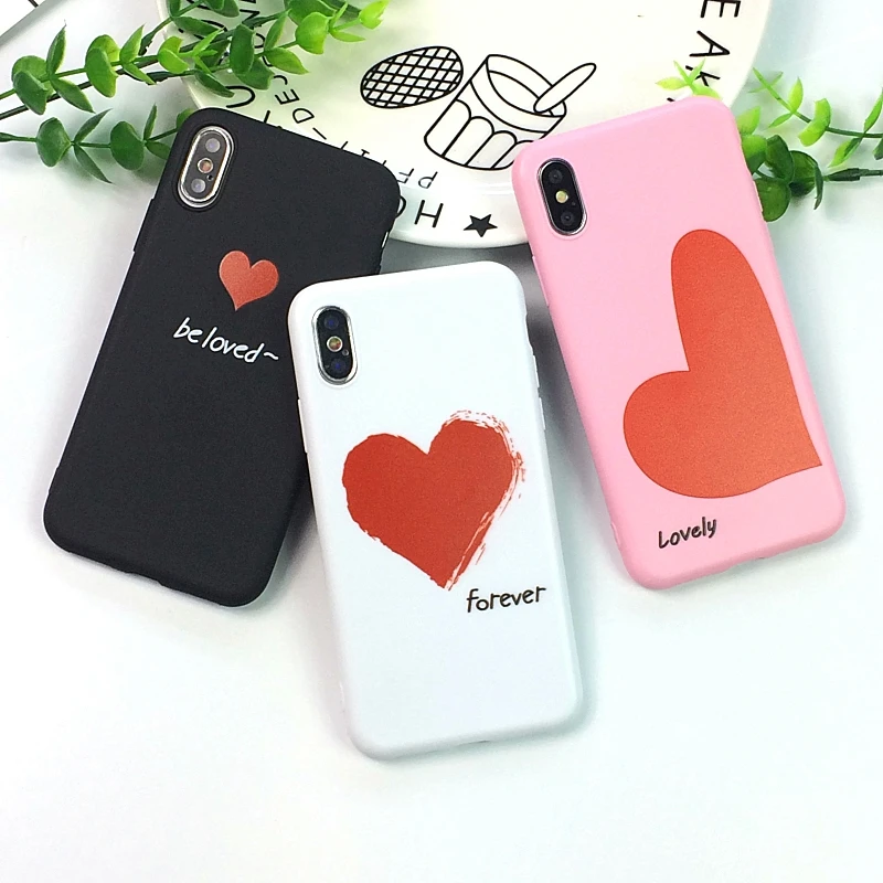 Lovers Hearts Eternal Patterned Phone Cases For iphone 7 8 Plus X 6s Case For iphone 6 Plus XR XS Max Frosted Soft Back Cover
Lovers Hearts Eternal Patterned Phone Cases For iphone 7 8 Plus X 6s Case For iphone 6 Plus XR XS Max Frosted Soft Back Cover