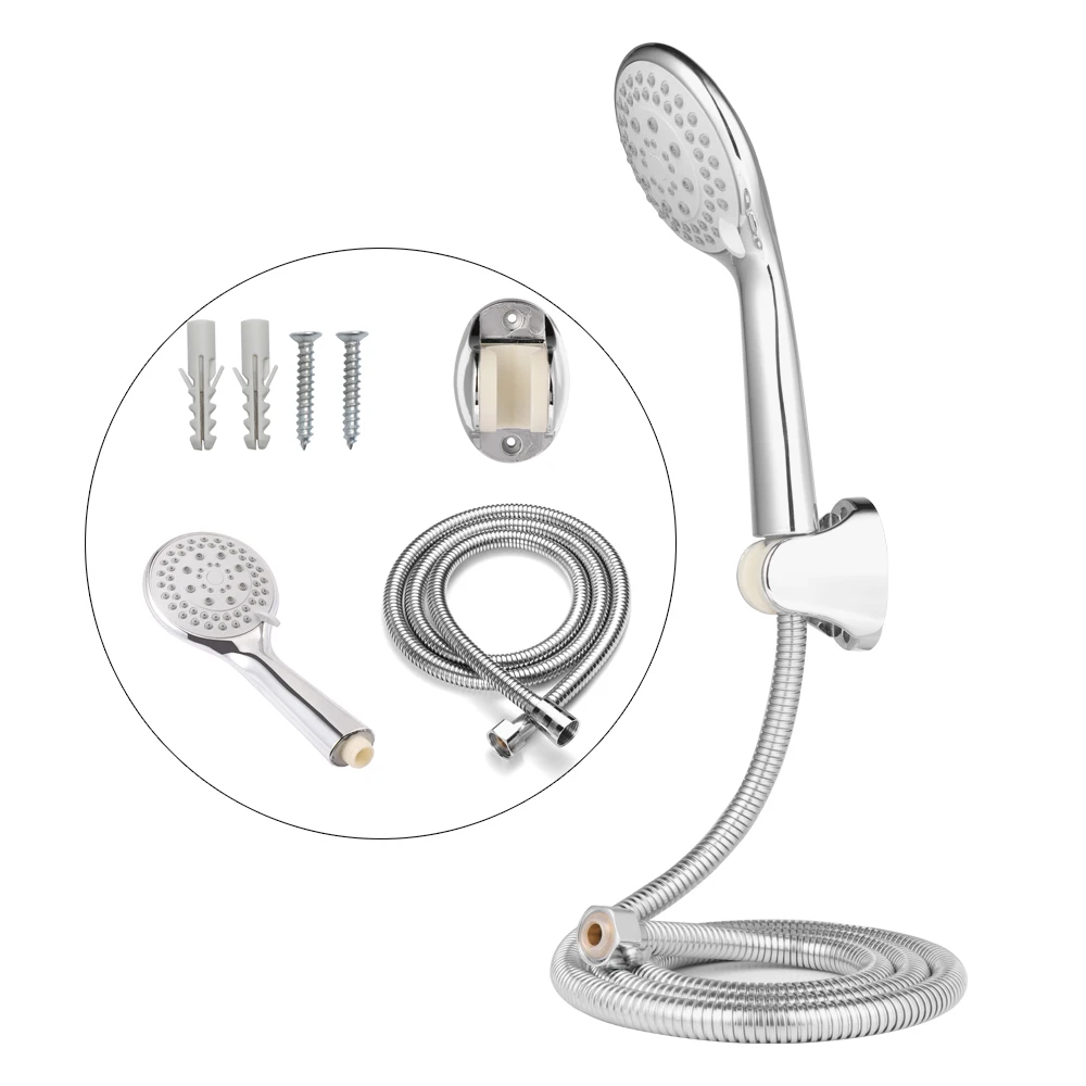 1 SET 5 Mode Handheld Bathroom Water Saving Rainfall Shower Hose Holder Function Chrome Anti-limescale Shower Head Set
1 SET 5 Mode Handheld Bathroom Water Saving Rainfall Shower Hose Holder Function Chrome Anti-limescale Shower Head Set