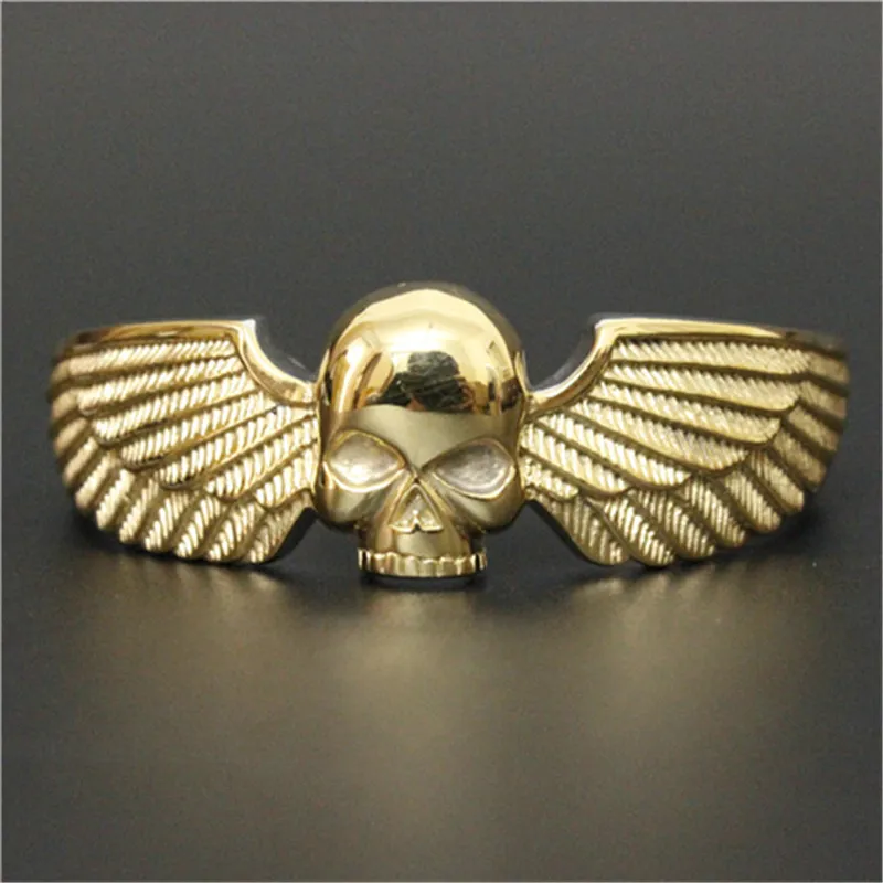 Support Dropship Golden Silver Skull Biker Bracelet 316L Stainless Steel New Men Boys Biker Style Bracelet 
Support Dropship Golden Silver Skull Biker Bracelet 316L Stainless Steel New Men Boys Biker Style Bracelet