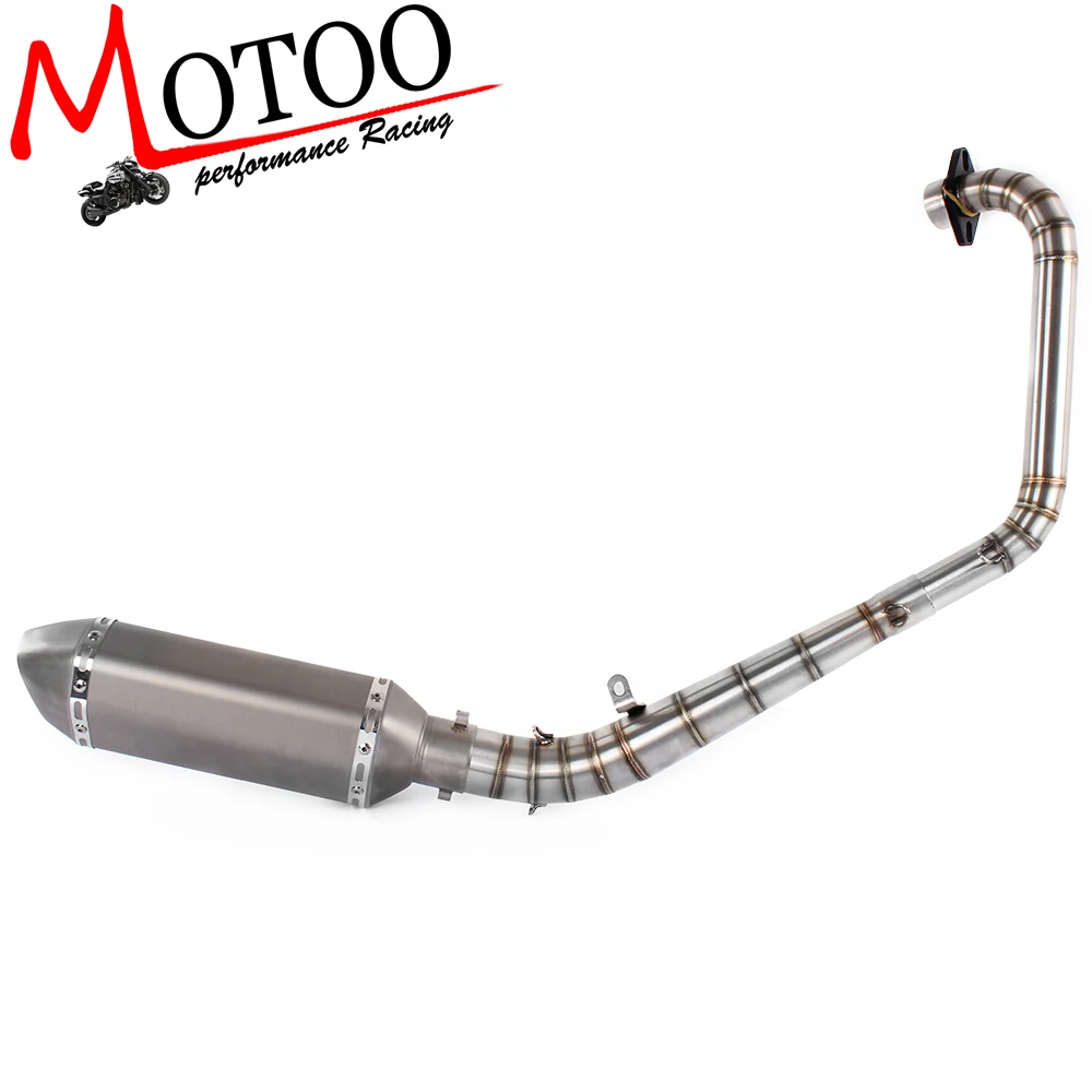 Motoo - Motorcycle Modified Stainless Steel Exhaust Muffler with Full System pipe for YAMAHA M-SLAZ150 Slip-On
Motoo - Motorcycle Modified Stainless Steel Exhaust Muffler with Full System pipe for YAMAHA M-SLAZ150 Slip-On