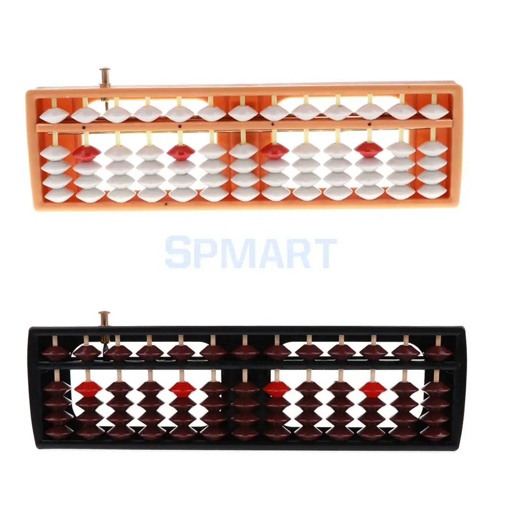Japanese Soroban Styke 13 Rods 5 Beads Plastic Abacus Arithmetic Math Ancient Calculator Number Counting Toy
Japanese Soroban Styke 13 Rods 5 Beads Plastic Abacus Arithmetic Math Ancient Calculator Number Counting Toy