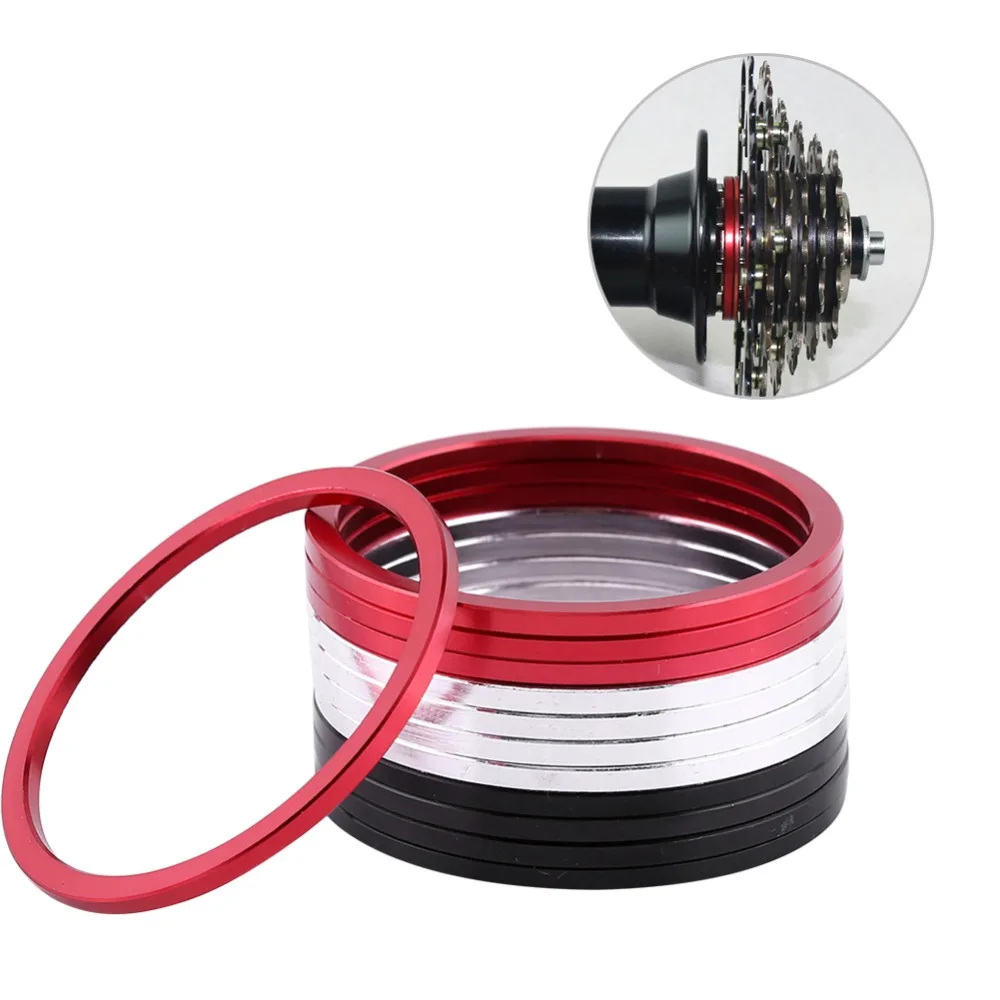 15pcs 2mm Bicycle Bottom Bracket Washer MTB Bike Flywheel Hub Axle Spacer Washer Gasket Freewheel Gap Adjustment Aluminium Alloy
15pcs 2mm Bicycle Bottom Bracket Washer MTB Bike Flywheel Hub Axle Spacer Washer Gasket Freewheel Gap Adjustment Aluminium Alloy