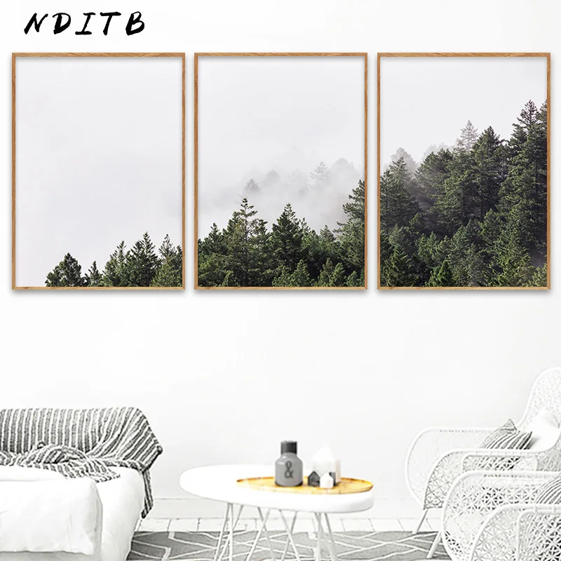 NDITB Scandinavia Fog Forest Nordic Posters and Prints Landscape Wall Art Canvas Painting Decorative Pictures Modern Home Decor
NDITB Scandinavia Fog Forest Nordic Posters and Prints Landscape Wall Art Canvas Painting Decorative Pictures Modern Home Decor