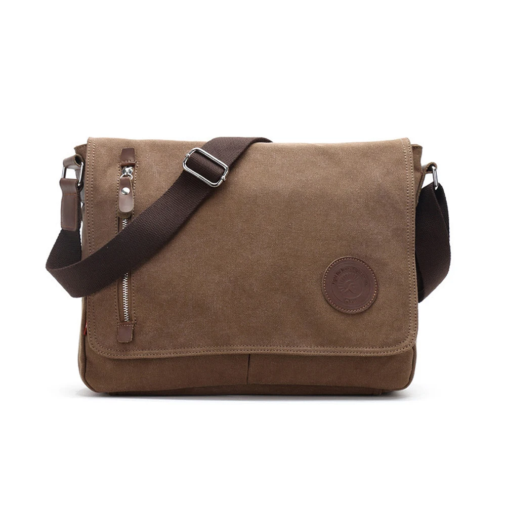 Men Canvas Shoulder Bag Casual Messenger Bags Solid Travel Crossbody Bag Vintage Handbag Multifunctional Belt iPad 8501
Men Canvas Shoulder Bag Casual Messenger Bags Solid Travel Crossbody Bag Vintage Handbag Multifunctional Belt iPad 8501