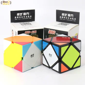 

Qiyi Qicheng Skew Magic Cube Speed 3x3x3 Qiyiskewb Cube Puzzle Magico Cubo Black Stickerless Educational Brain Teaser Toy