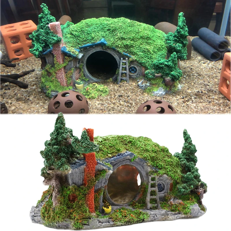 Aquarium Artificial Castle Decoration Reptile Fish Tank House Shelter Ornament Aquarium Rock Cave For Fish Shrimp Turtle Hiding
Aquarium Artificial Castle Decoration Reptile Fish Tank House Shelter Ornament Aquarium Rock Cave For Fish Shrimp Turtle Hiding