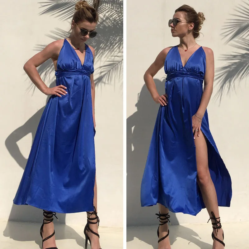 JAPPKABH Summer Beach Party Dress Women 2018 Elegant Sexy Strapless V-neck Dresses Vintage High Fork Solid Long Dress Vestidos
JAPPKABH Summer Beach Party Dress Women 2018 Elegant Sexy Strapless V-neck Dresses Vintage High Fork Solid Long Dress Vestidos