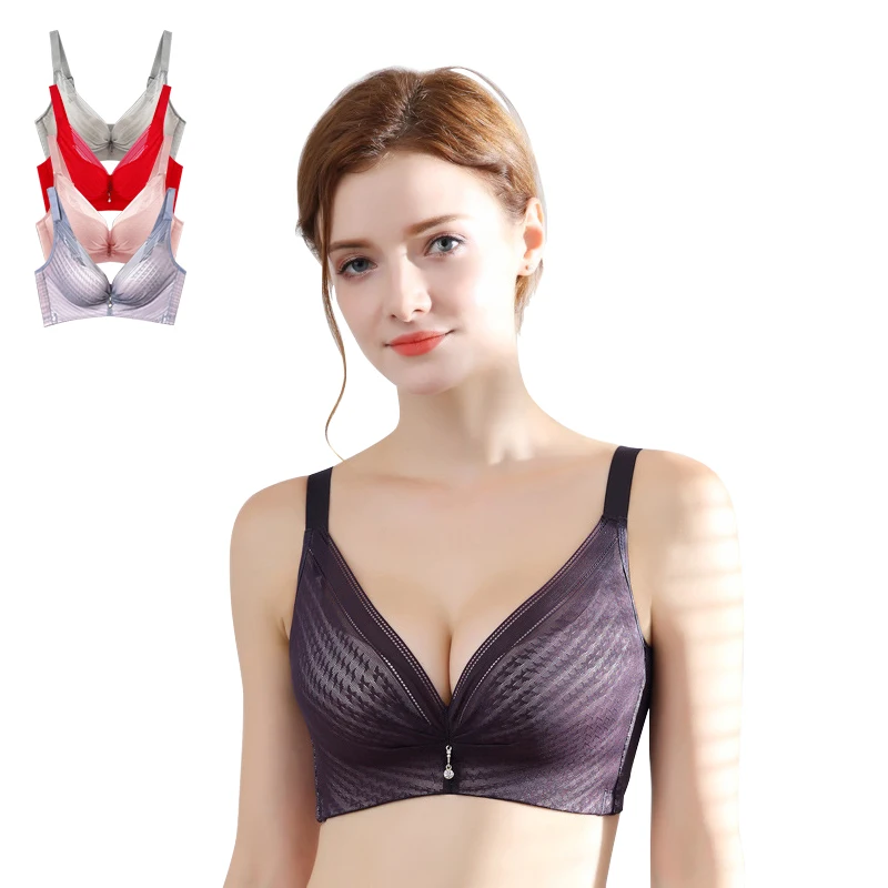 Plus Size Bras For Women Lace Lingerie Wirefree Adjusted Push Up Bra Seamless Deep V Bralette Sexy Women Large Size Underwear #D
Plus Size Bras For Women Lace Lingerie Wirefree Adjusted Push Up Bra Seamless Deep V Bralette Sexy Women Large Size Underwear #D