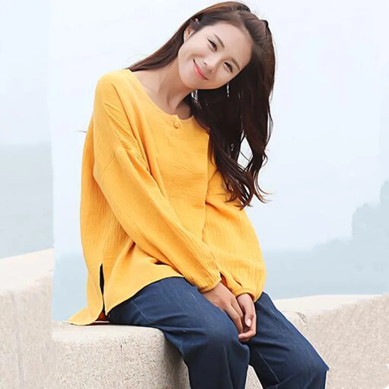 Women Blouses 2019 Spring long Sleeve Cotton Linen clothes Summer Shirts Plus Size Blouse ShirtS 4xl 5xl 6xl Camisas Femininas
Women Blouses 2019 Spring long Sleeve Cotton Linen clothes Summer Shirts Plus Size Blouse ShirtS 4xl 5xl 6xl Camisas Femininas