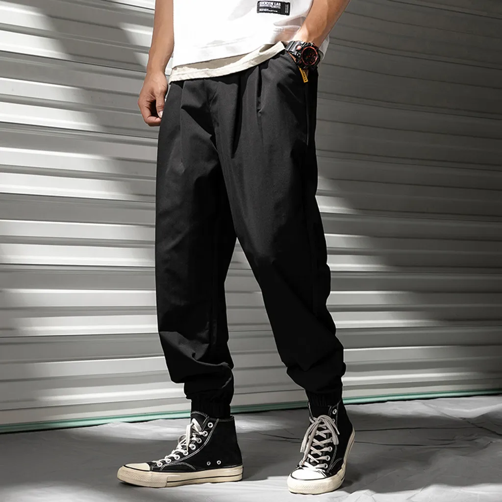 Men Joggers Pants Summer Mens Big Pockets Ankel Pants Male Hallen Loose Pure Color Outdoors Sports Overalls Long Pants 4.24 
Men Joggers Pants Summer Mens Big Pockets Ankel Pants Male Hallen Loose Pure Color Outdoors Sports Overalls Long Pants 4.24