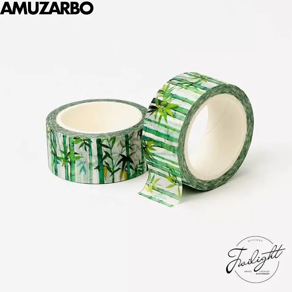 20mm*8m simple Small fresh bamboo series masking washi tape album account diary decoration sticker Office stationery Supplies
20mm*8m simple Small fresh bamboo series masking washi tape album account diary decoration sticker Office stationery Supplies
