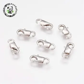 100pcs Brass Lobster Claw Clasps Rectangle Jewelry Making Findings Metal color about 5.5mm wide, 11mm long, hole: 2mm
100pcs Brass Lobster Claw Clasps Rectangle Jewelry Making Findings Metal color about 5.5mm wide, 11mm long, hole: 2mm