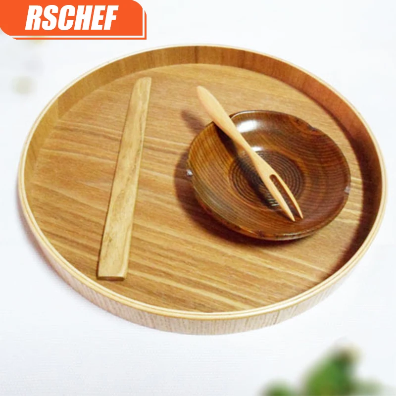Кухонная мебель RSCHEF тарелка для фруктов Деревянные Подносы деревянные подносы