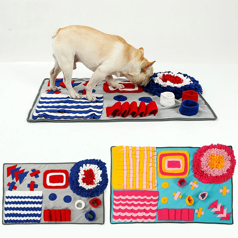 Colorful Dog Training Blanket Slow Feeding Mat Funny Pet Interactive Toy Dog Game Center for Small Large Dog
Colorful Dog Training Blanket Slow Feeding Mat Funny Pet Interactive Toy Dog Game Center for Small Large Dog