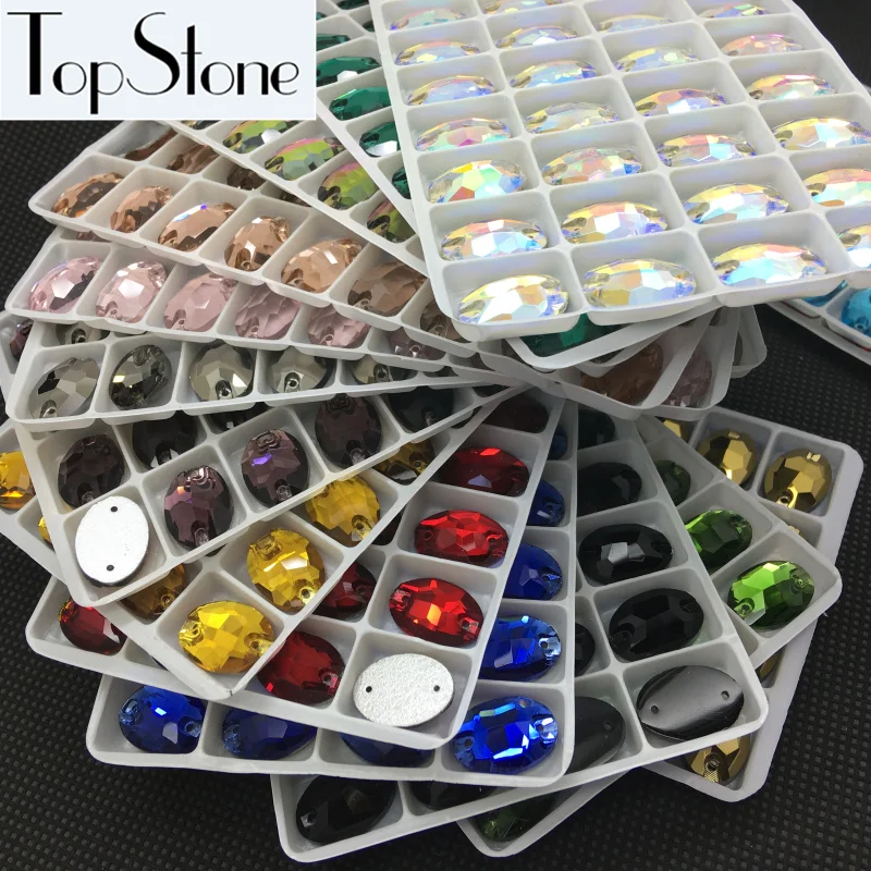 All Sizes Colors Oval Shape Glass Crystal Sew On Rhinestones 7x10 11x16 13x18 17x24mm Flatback 2holes Sewing Jewelry beads
All Sizes Colors Oval Shape Glass Crystal Sew On Rhinestones 7x10 11x16 13x18 17x24mm Flatback 2holes Sewing Jewelry beads