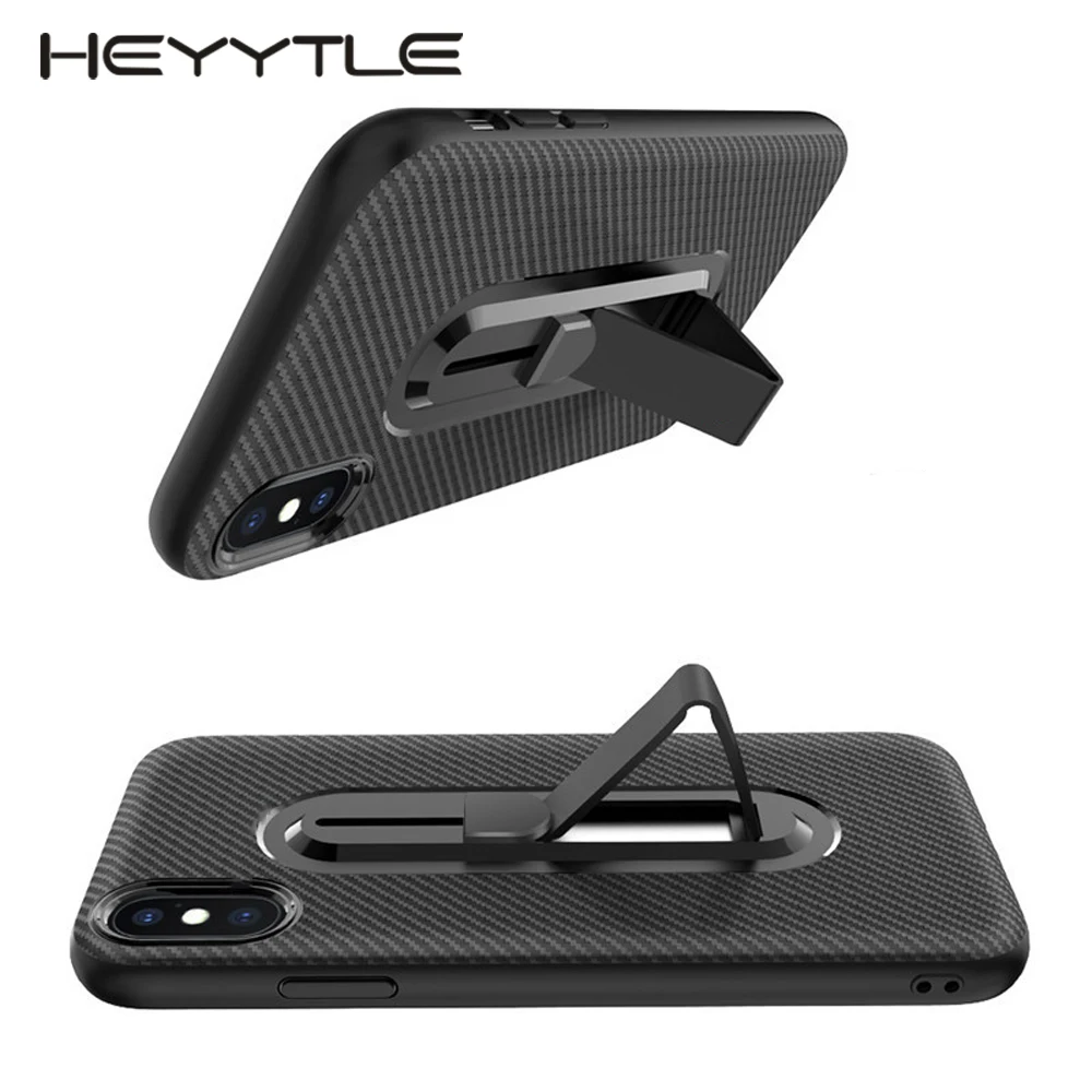 Heyytle Kickstand Phone Case For iPhone 8 7 6 6S Plus X XS XR XS Max Carbon Fiber Cases Ultra Thin TPU Soft Silicone Cover Coque
Heyytle Kickstand Phone Case For iPhone 8 7 6 6S Plus X XS XR XS Max Carbon Fiber Cases Ultra Thin TPU Soft Silicone Cover Coque
