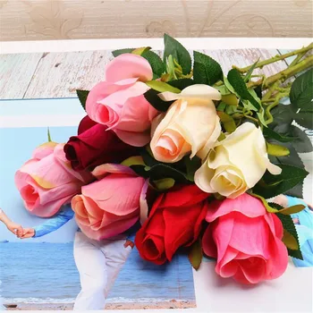 Fake Single Stem Rose 66cm/25.98" Length Simulation Rosebud for Wedding Home Showcase Decorative Artificial Flowers
Fake Single Stem Rose 66cm/25.98" Length Simulation Rosebud for Wedding Home Showcase Decorative Artificial Flowers