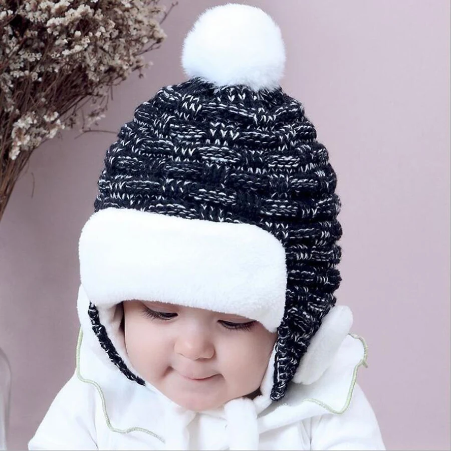 2019 Winter Baby Hats for boys girls Knitting velvet Hat Earmuffs Infant Baby Warm Winter Hats Kids Chapeau Boys Cap Christmas
2019 Winter Baby Hats for boys girls Knitting velvet Hat Earmuffs Infant Baby Warm Winter Hats Kids Chapeau Boys Cap Christmas