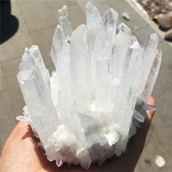 Natural white crystal clear quartz white crystal cluster nunatak decoration crystal column point radiation-resistant 1pcs rand
Natural white crystal clear quartz white crystal cluster nunatak decoration crystal column point radiation-resistant 1pcs rand