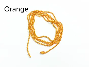 Wholesale ! Electrophoresis Light Orange 70cm Long , 1.5mm Beads Size , 100pcs/lot Ball Chain Connector
Wholesale ! Electrophoresis Light Orange 70cm Long , 1.5mm Beads Size , 100pcs/lot Ball Chain Connector