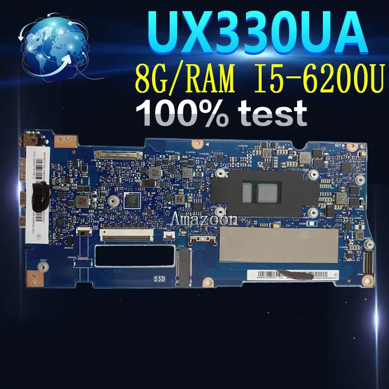 Amazoon UX330UA MB._8G/RAM I5-6200U For Asus ZenBook UX330U UX330UA Laptop Motherboard mainboard
Amazoon UX330UA MB._8G/RAM I5-6200U For Asus ZenBook UX330U UX330UA Laptop Motherboard mainboard