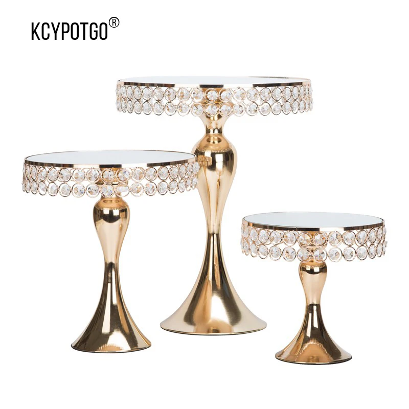 New arrive Gold Crystal cake stand set Electroplating wedding mirror face fondant cupcake sweet table candy bar table decorating
New arrive Gold Crystal cake stand set Electroplating wedding mirror face fondant cupcake sweet table candy bar table decorating