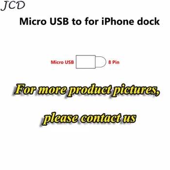 JCD 30pcs USB Type-C Female to lightn-ing Male Adapter, Type-C Cable with Adapter Charge & Sync Data for iPhone 6 7 for iPad
JCD 30pcs USB Type-C Female to lightn-ing Male Adapter, Type-C Cable with Adapter Charge & Sync Data for iPhone 6 7 for iPad