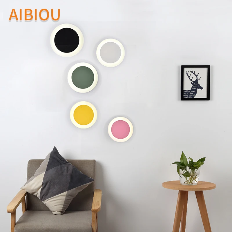 AIBIOU Designer Colorful Wall Lights Iron LED Wall Sconce Kids Room E27 Wall Lamp Ajustable Wall Mounted Luminare
AIBIOU Designer Colorful Wall Lights Iron LED Wall Sconce Kids Room E27 Wall Lamp Ajustable Wall Mounted Luminare