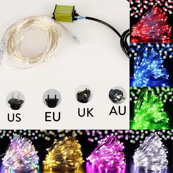10M 100LEDs LED String Light Copper Wire Waterproof Silver copper wire Party Xmas Tree Home Decor + US / UK / EU / AU Plug RP760
10M 100LEDs LED String Light Copper Wire Waterproof Silver copper wire Party Xmas Tree Home Decor + US / UK / EU / AU Plug RP760