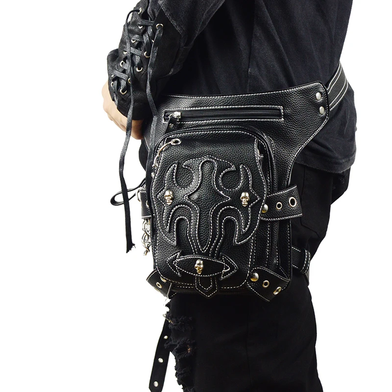 New Arrival Small Steampunk Unisex Phone Leg Bag Retro Rock Waist Bag Gothic Travel Fanny Bag
New Arrival Small Steampunk Unisex Phone Leg Bag Retro Rock Waist Bag Gothic Travel Fanny Bag