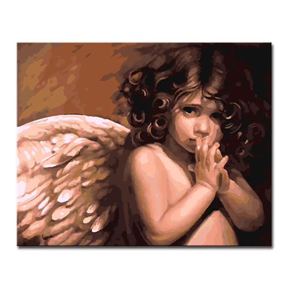 Framework DIY Digital Painting By Numbers Acrylic Angel Child Paint Abstract Modern Wall Art Canvas For Home Decor Oil Picture
Framework DIY Digital Painting By Numbers Acrylic Angel Child Paint Abstract Modern Wall Art Canvas For Home Decor Oil Picture