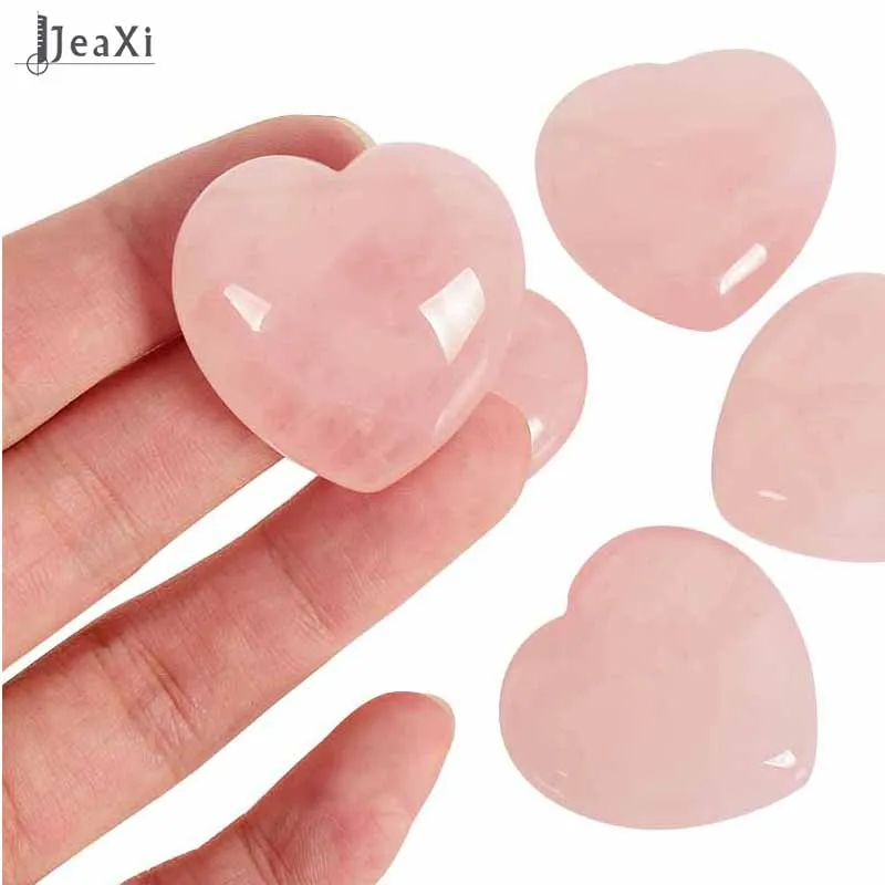 Natural Rose Quartz Heart-shaped Love Stone Crystal Heart Beads 35*35*18 mm Wedding Decor Healing Chakra fengshui Reiki Craft
Natural Rose Quartz Heart-shaped Love Stone Crystal Heart Beads 35*35*18 mm Wedding Decor Healing Chakra fengshui Reiki Craft