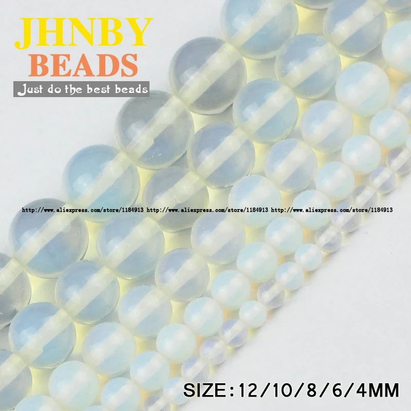 JHNBY Opal beads Natural Stone Top quality Round White Loose beads ball 4/6/8/10/12MM Jewelry bracelet making DIY Accessories
JHNBY Opal beads Natural Stone Top quality Round White Loose beads ball 4/6/8/10/12MM Jewelry bracelet making DIY Accessories