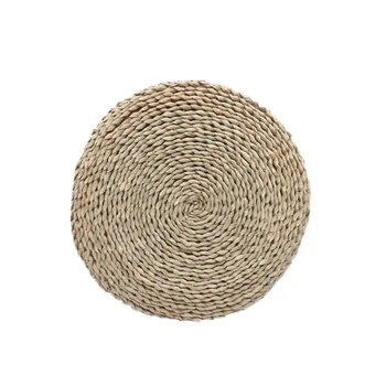 2pcs Natural Braided Straw Placemats Round Handmade Woven Placemat Resuable Non-slip Pad Tablemats 11.8inch 15.7" 
2pcs Natural Braided Straw Placemats Round Handmade Woven Placemat Resuable Non-slip Pad Tablemats 11.8inch 15.7"
