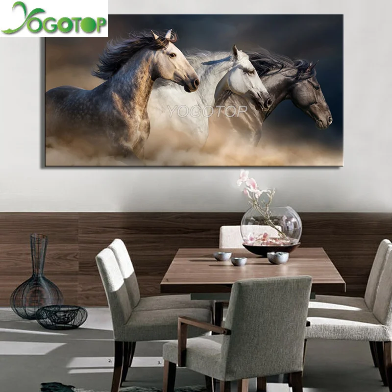 YOGOTOP DIY Diamond Embroidery Three Robust puzzle Horses 5D Square/Round Diamond Painting Full Display Rhinestones large YY409
YOGOTOP DIY Diamond Embroidery Three Robust puzzle Horses 5D Square/Round Diamond Painting Full Display Rhinestones large YY409